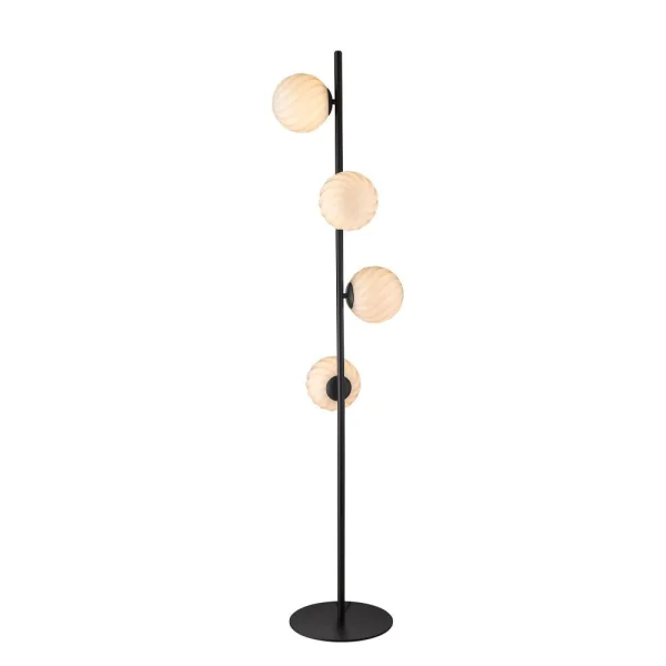 Halo Design - Twist 4 Vloerlamp Opal/Black