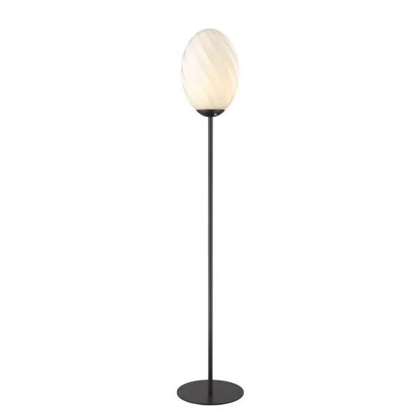 Halo Design - Twist Oval Vloerlamp Opal/Black