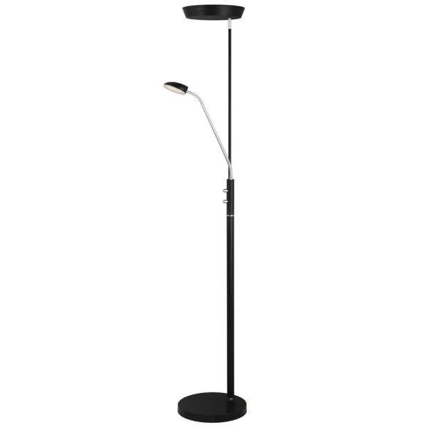 Halo Design - Vegas Uplight Vloerlamp w/Dimmer Black