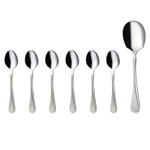 Hardanger Bestikk Carina dessertset 7 delig roestvrij staal