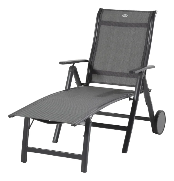 Hartman Ligbed Alice met wieltjes - Antraciet