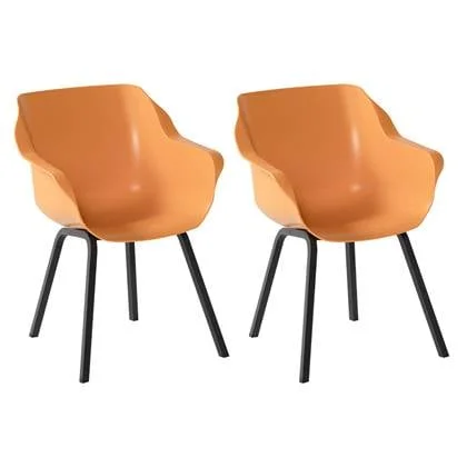 Hartman Sophie Element Tuinstoel - Set van 2 - Indian Orange