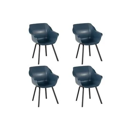 Hartman Sophie Element Tuinstoel - Set van 4 - Steel Blue