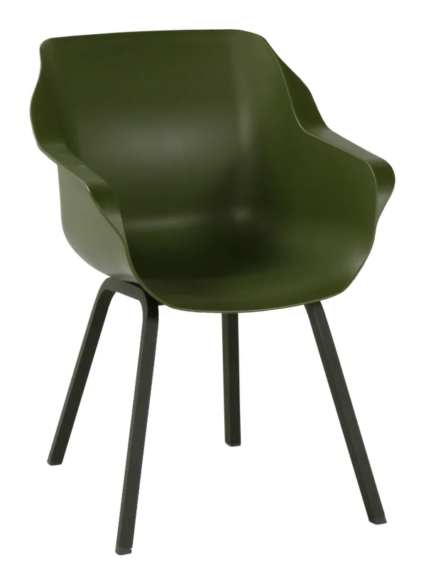 Hartman Tuinstoel Sophie met armleuning - Groen