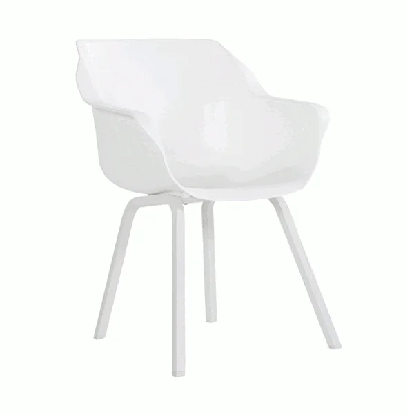 Hartman Tuinstoel Sophie met armleuning - Wit