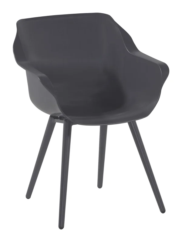 Hartman Tuinstoel Sophie Studio met armleuning - Antraciet