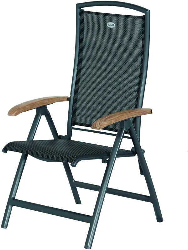 Hartman Verstelbare Tuinstoel Raffaelo - Antraciet