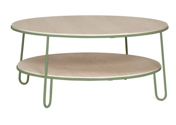 Harto Eugenie salontafel  - Eiken/leigrijs - 90 cm