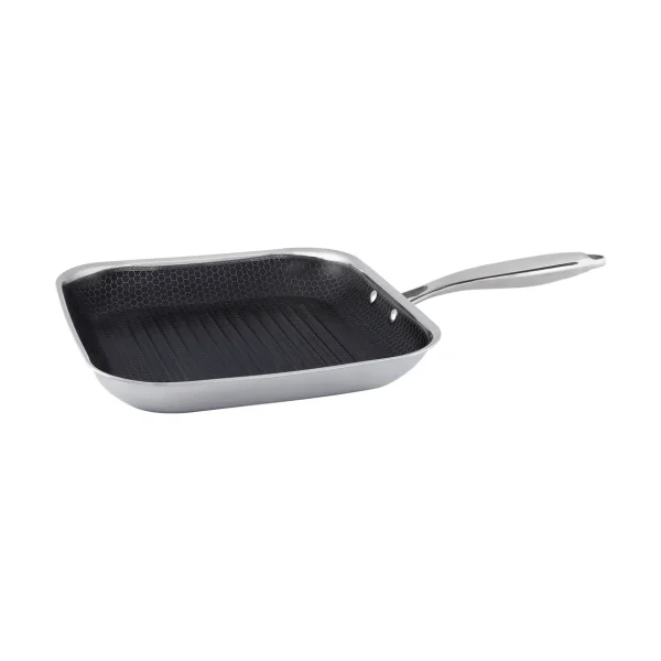 Hâws Hâws Santo grillpan hybrid coating 28 cm Zilverkleurig