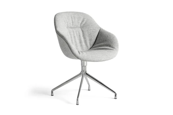 HAY About A Chair AAC 121 Soft - Hallingdal 116 - chroom