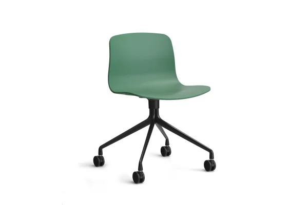 HAY About a Chair AAC 14 - teal green 2.0 - zwart