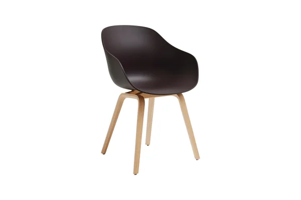 HAY About A Chair AAC 222 - raisin 2.0 - Eiken gelakt (op waterbasis) - viltglijders