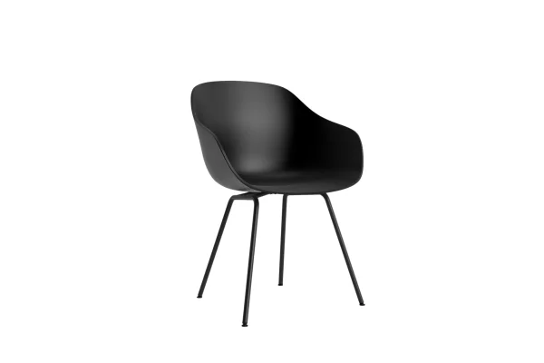 HAY About a Chair AAC 226 - black 2.0 - zwart - Standaard glijders kunststof