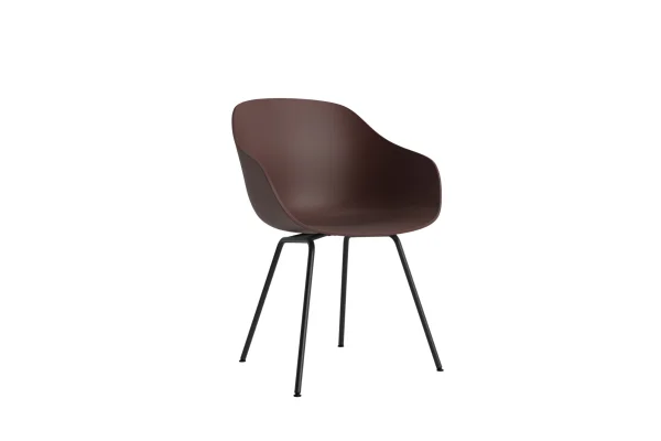 HAY About a Chair AAC 226 - raisin 2.0 - zwart - Standaard glijders kunststof