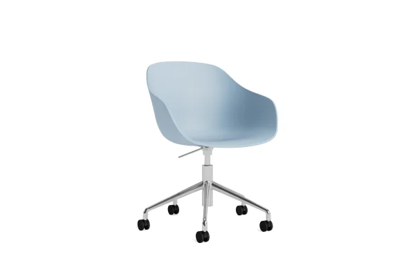 HAY About a Chair AAC 252 - slate blue 2.0 - gepolijst aluminium