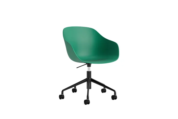 HAY About a Chair AAC 252 - teal green 2.0 - zwart