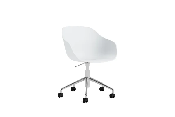 HAY About a Chair AAC 252 - white 2.0 - gepolijst aluminium