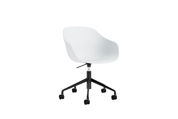 HAY About a Chair AAC 252 - white 2.0 - zwart