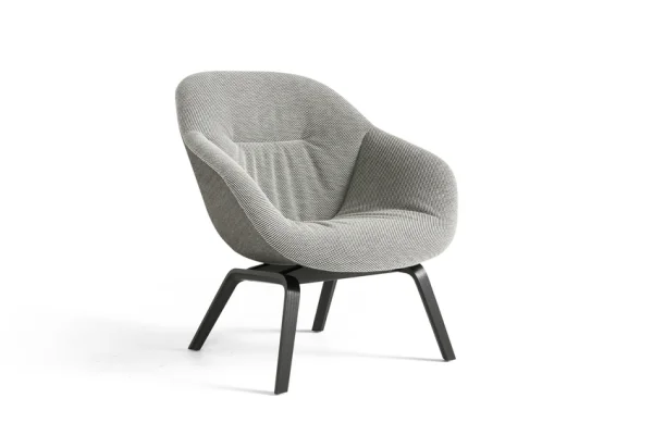 HAY About A Lounge Chair AAL 83 Soft Duo - DOT1682 02 BiancoNero/Remix 152