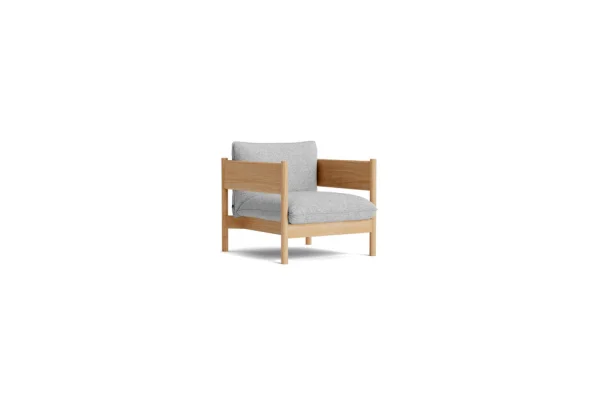 HAY Arbour Club Fauteuil - Hallingdal - 110 - beige/grijs - Eiken, geolied en met was behandeld