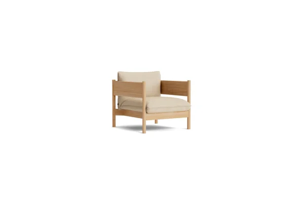 HAY Arbour Club Fauteuil - Hallingdal 220 Beige - Eiken, geolied en met was behandeld