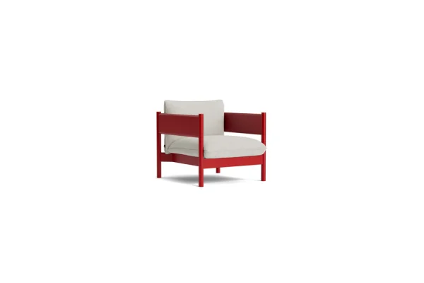 HAY Arbour Club Fauteuil - Mode 009 - beuken, rood gelakt