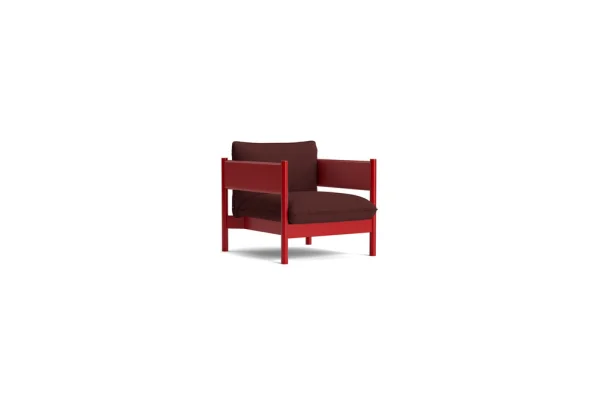 HAY Arbour Club Fauteuil - Steelcut655 - beuken, rood gelakt