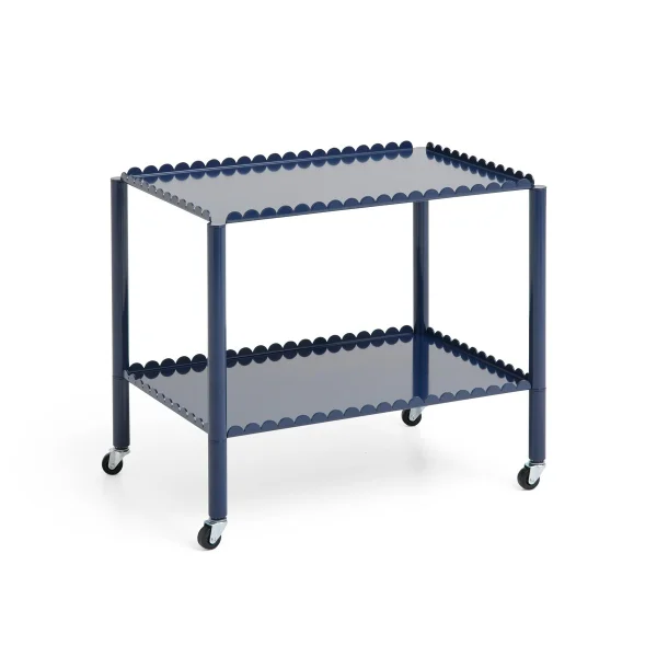 HAY Arcs Trolley Low serveerwagen Steel blue