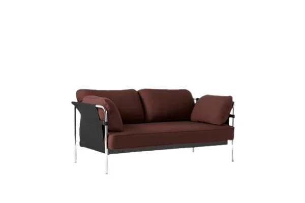 HAY Can 2.0 2-zitsbank - chroom - Steelcut655