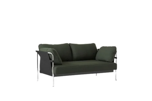 HAY Can 2.0 2-zitsbank - chroom - Steelcut975