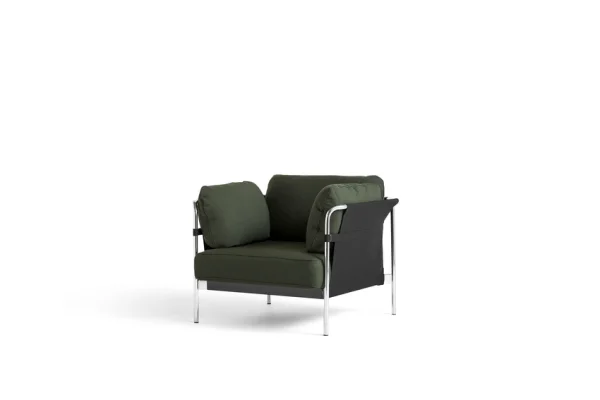 HAY Can 2.0 Fauteuil - zwart - chroom - Steelcut975