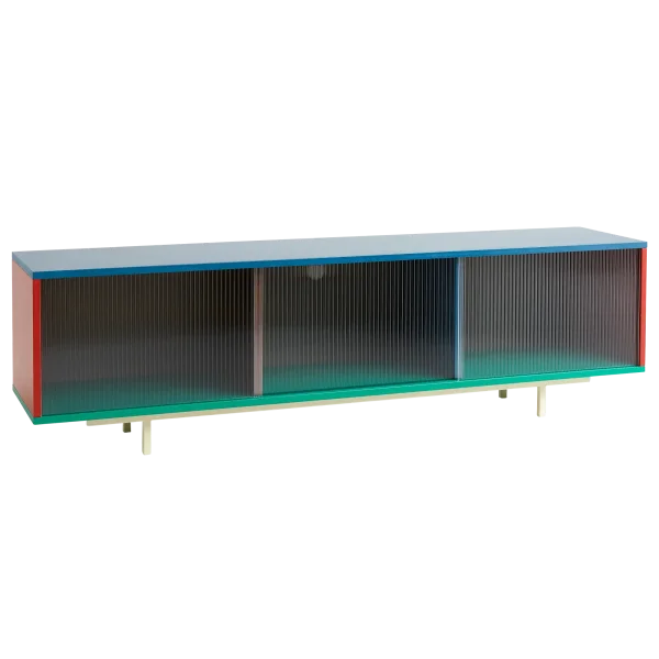 HAY Colour Cabinet L - met glazen deuren