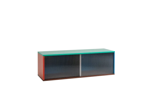 HAY Colour Cabinet M - multi - wall - met glazen deuren