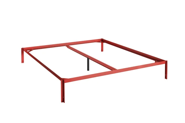 HAY Connect Bed - maroon red - 180 x 200 cm