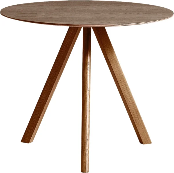 HAY Copenhague CPH20 tafel - walnoot - notenhout gelakt (op waterbasis) - Ø 90 cm