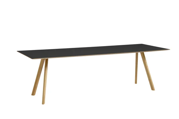 HAY Copenhague CPH30 tafel - zwart - lak op waterbasis - 250 x 90 cm