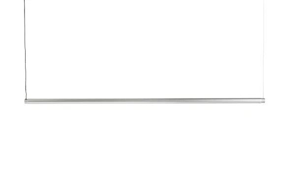 HAY Factor Linear Hanglamp - clear/aluminium - directional