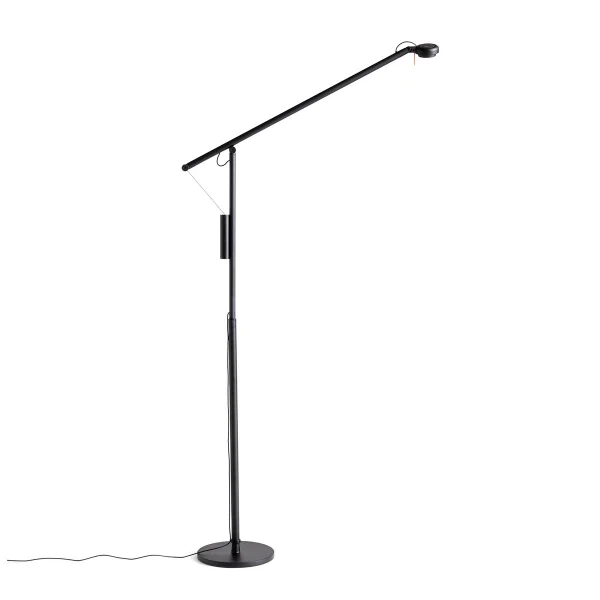 HAY Fifty-Fifty floor vloerlamp Soft black