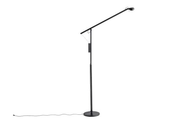 HAY Fifty-Fifty Vloerlamp - soft black