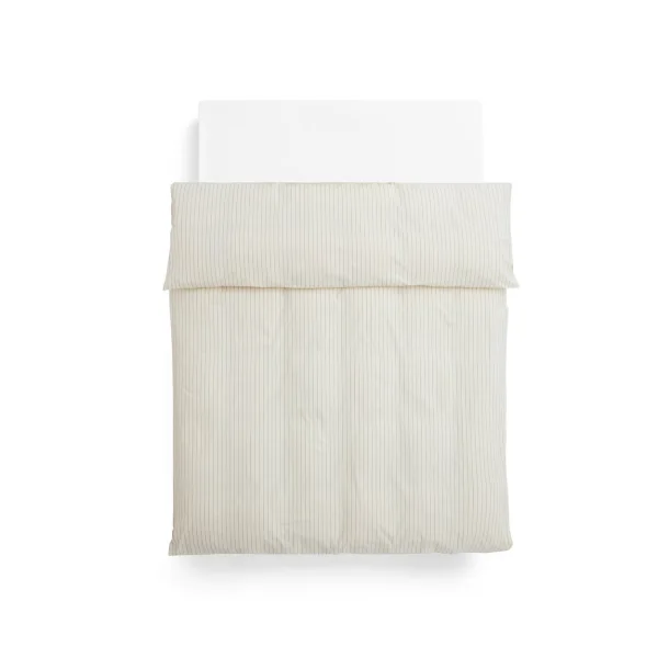 HAY Fineline dekbedovertrek 220x240 cm Ivory