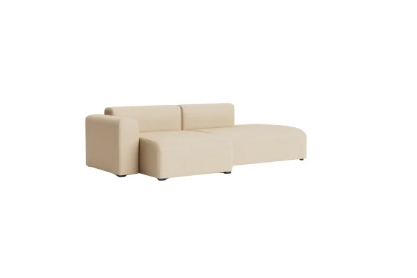 HAY Mags 2,5-zitsbank combinatie 3 links lage armleuning - Kvadrat Hallingdal 220 - beige