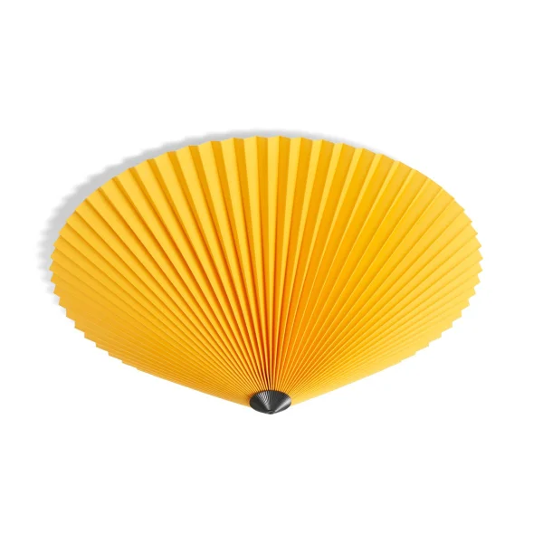 HAY Matin flush mount plafondlamp Ø50 cm Yellow shade