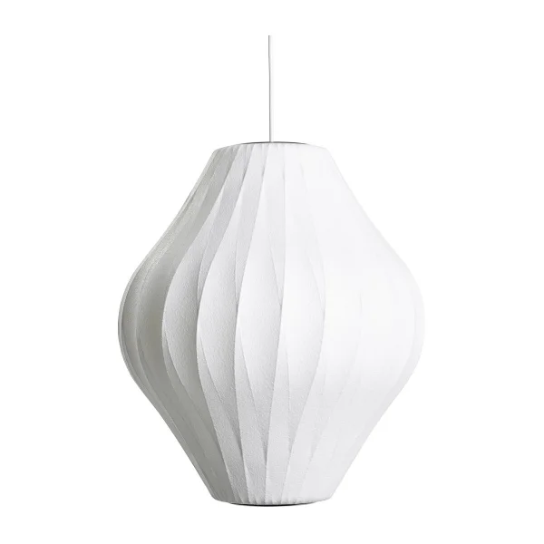 HAY Nelson Bubble Pear crisscross hanglamp M Off white