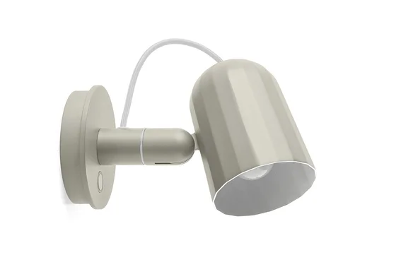 HAY Noc Button Wandlamp - off white