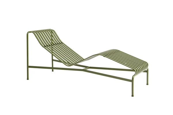 HAY Palissade Chaise Longue - olijf