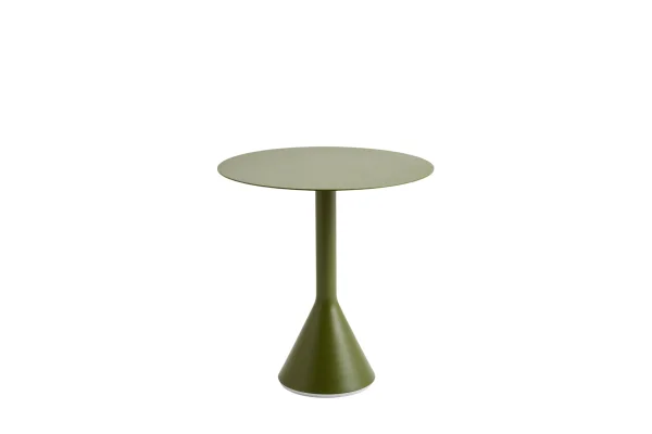 HAY Palissade Cone Tafel rond - Ø70_H74cm cm - olijfgroen