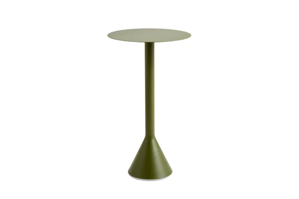 HAY Palissade Cone Tafel rond - olijfgroen - Ø60_H105cm