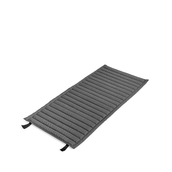 HAY Palissade Dining Quilten armstoelkussen Anthracite