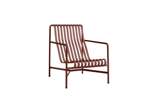 HAY Palissade Lounge Chair High - iron red