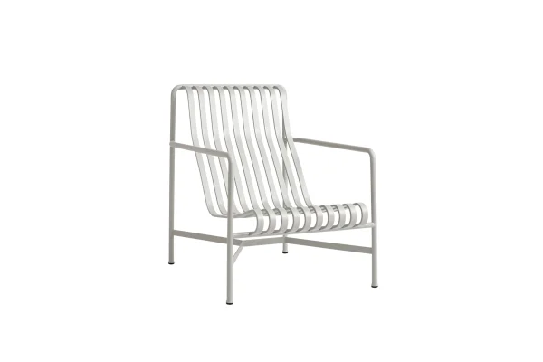 HAY Palissade Lounge Chair High - nevelgrijs